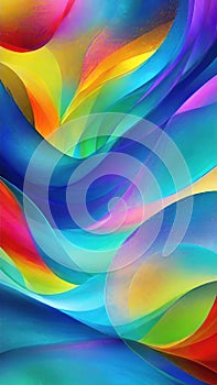 Abstract Extravaganz. Embracing the Playful Symphony of Colors in Vibrant Background Patterns.
