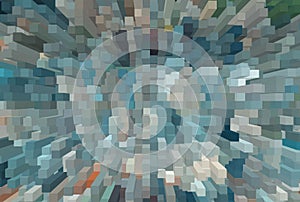 Abstract extruding 3D background