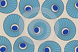 Abstract eye pattern background