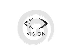 Abstract Eye Vision Logo, Creative Vision logo vector template