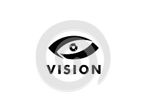 Abstract Eye Vision Logo, Creative Vision logo vector template