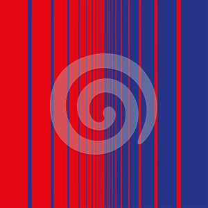 Abstract fade from red to blue with vertical bars