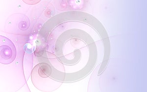 Abstract fantasy pink and lilac gossamer pearl background with space for text