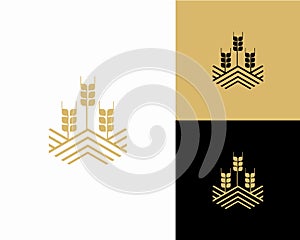 Abstract Farm logo design concept, Agriculture logo template