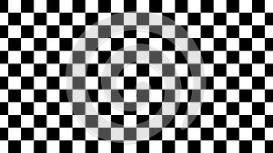 An Abstract fast motion of black and white checkerboard