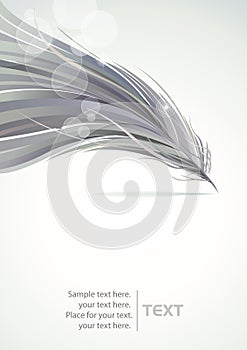 Abstract Feather Pattern Background