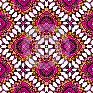 Abstract feminine summer themed seamless pattern