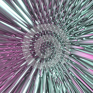 Abstract ferromagnetic fluid. Futuristic composition. Design element. 3d rendering digital illustration photo