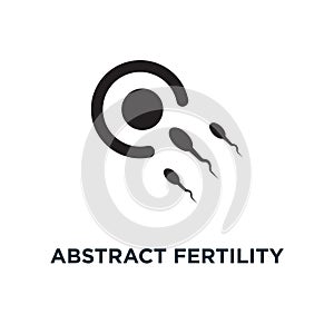 Abstract fertility icon. Simple element illustration. Abstract f