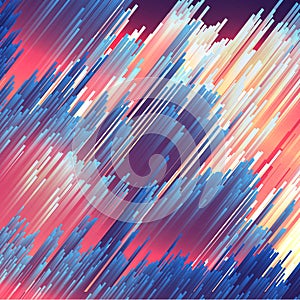 Abstract Fiber Optics Background - Vector Illustration