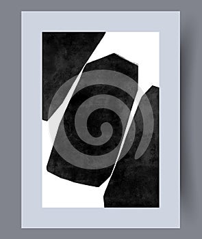 Abstract figures conceptualism wall art print