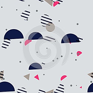 Abstract Figures Seamless Pattern - Repeating ornament for textile, wraping paper, fashion etc. photo