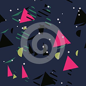 Abstract Figures Seamless Pattern - Repeating ornament for textile, wraping paper, fashion etc. photo