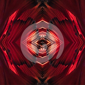 Abstract fine art of moving fish tail of Betta fish