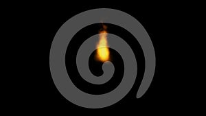 Abstract fire effect motion on dark background.Light of fire