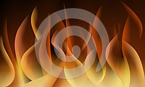 Abstract fire flames backbround photo