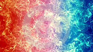 Abstract Fire and Ice element background. Heat and Cold concept