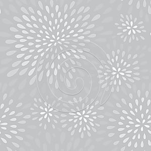 Abstract firework splash dot pattern. Swirl floral petal texture