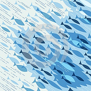 Abstract Fish background