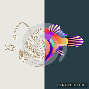 Abstract fish illustration