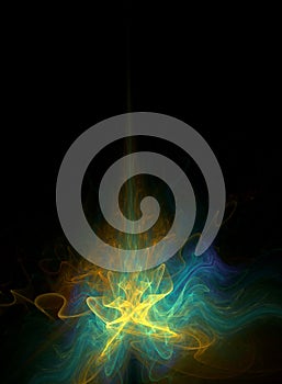 Abstract flame design