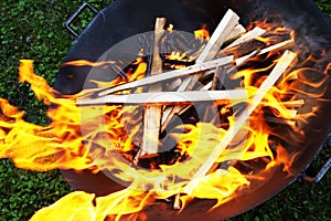 abstract flame and fire texture