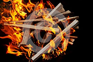 abstract flame and fire texture