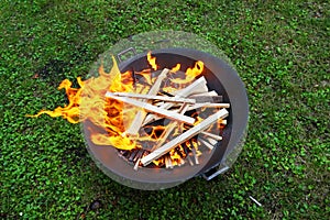 abstract flame and fire texture