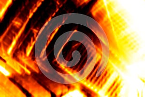 Abstract Flaming Background