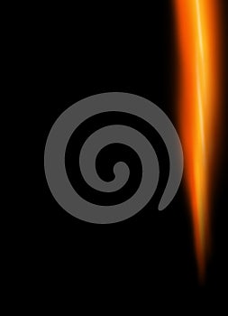 Abstract flares on the black background for designers