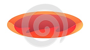 Abstract Flat Oval Shape Vector, Modern and Organic Design, vector design Generative AI