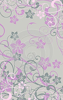 Abstract floral background