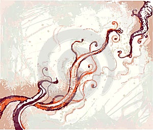 Abstract floral background