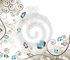 Abstract floral background