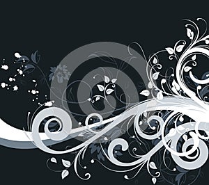 Abstract floral background