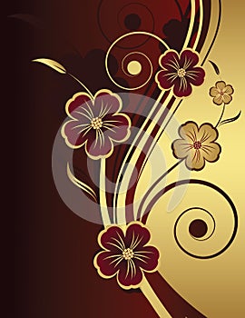 Abstract floral background