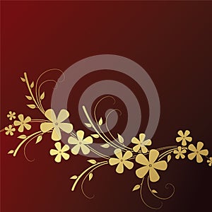 Abstract floral background