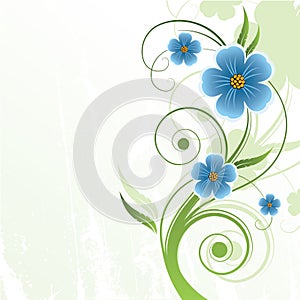 Abstract floral background