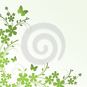 Abstract floral background