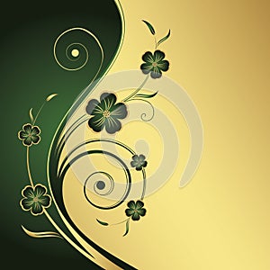 Abstract floral background