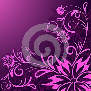 Abstract floral background