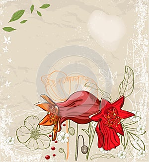 Abstract floral background.