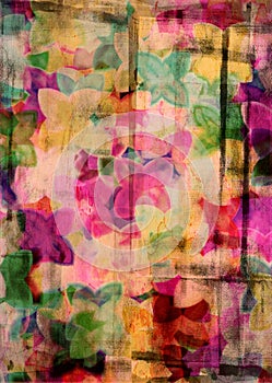 Abstract floral background