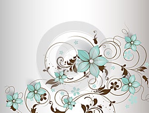 Abstract floral background