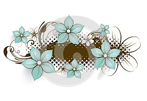 Abstract floral background