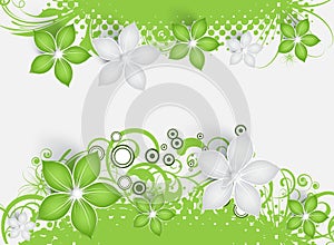 Abstract floral background