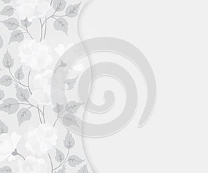 Abstract floral background for design