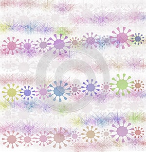 Abstract floral background - pastel colors