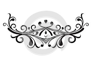 Abstract floral banners