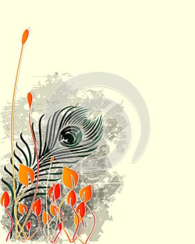 Abstract floral design